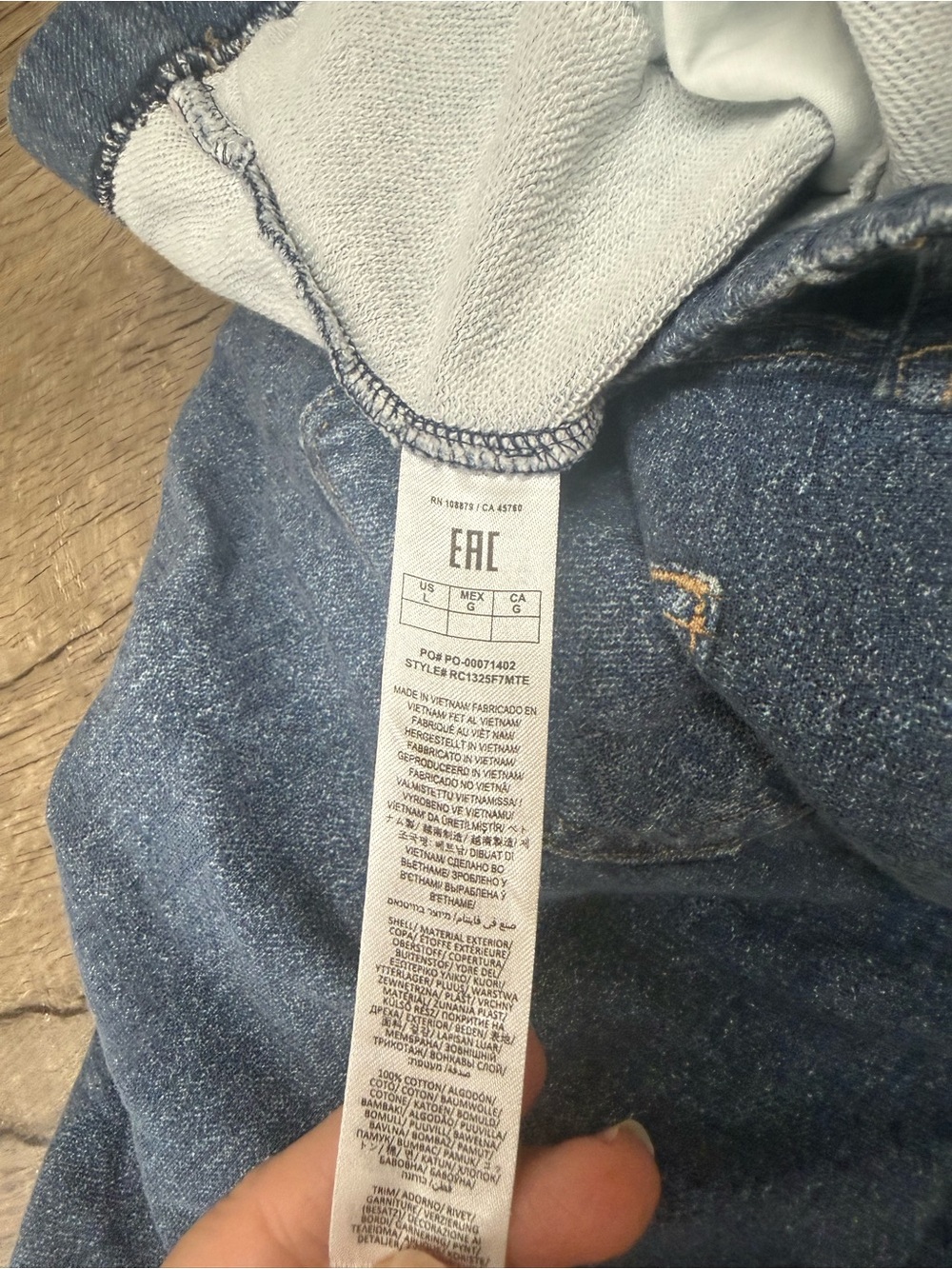 Rag and bone MIRAMAR TERRY size large - Picture 11 of 12